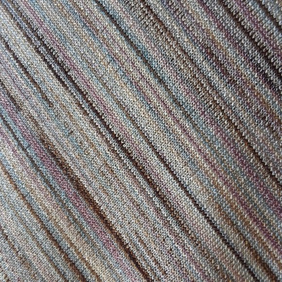 New York & Co Striped Multicolored Rainbow A Line Drape Skirt - Picture 8 of 12